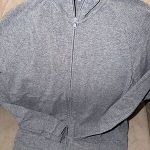 Abella Heather Gray Men's Zip-Up Sweater